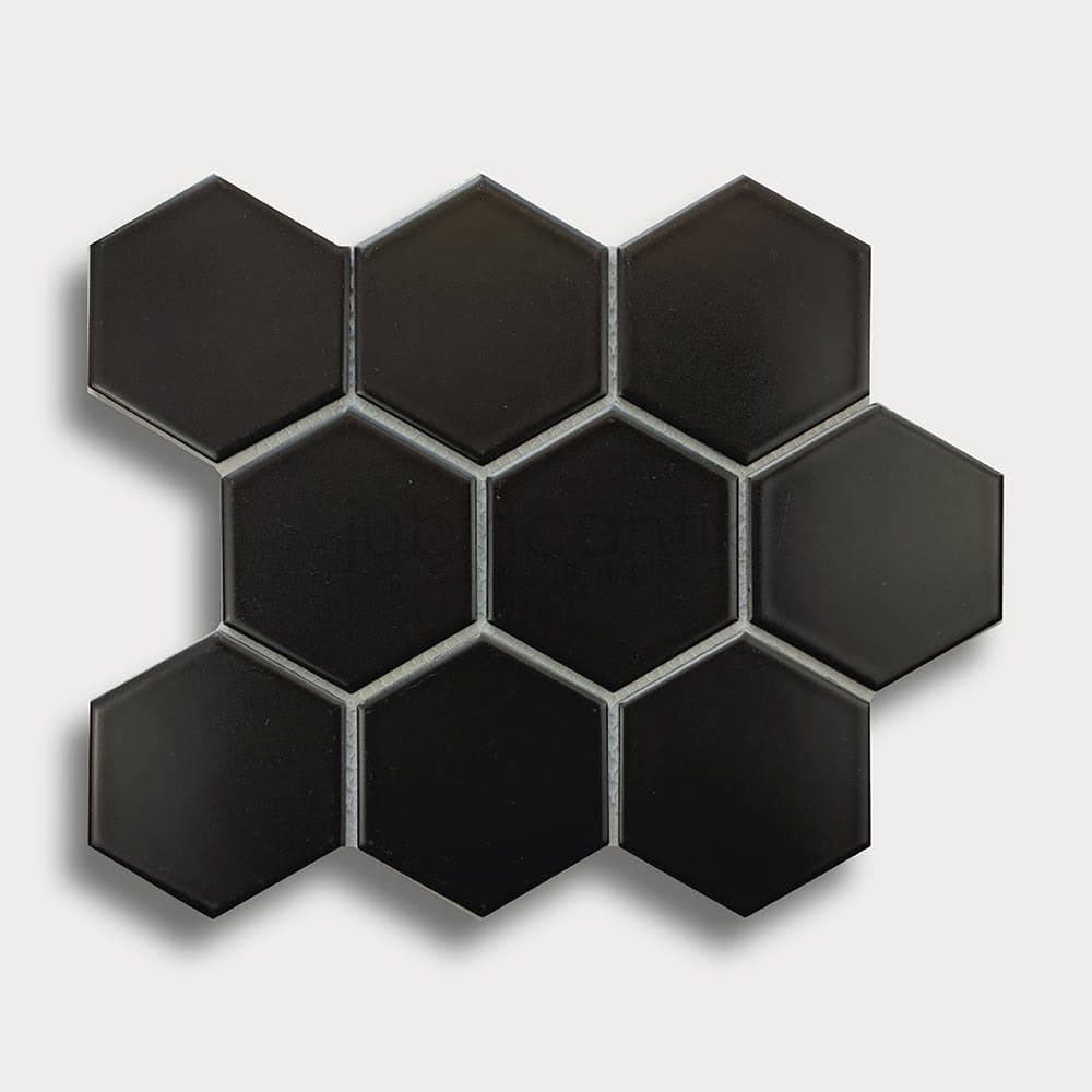 Hover image for HEXAGON BLACK - MOSAIC