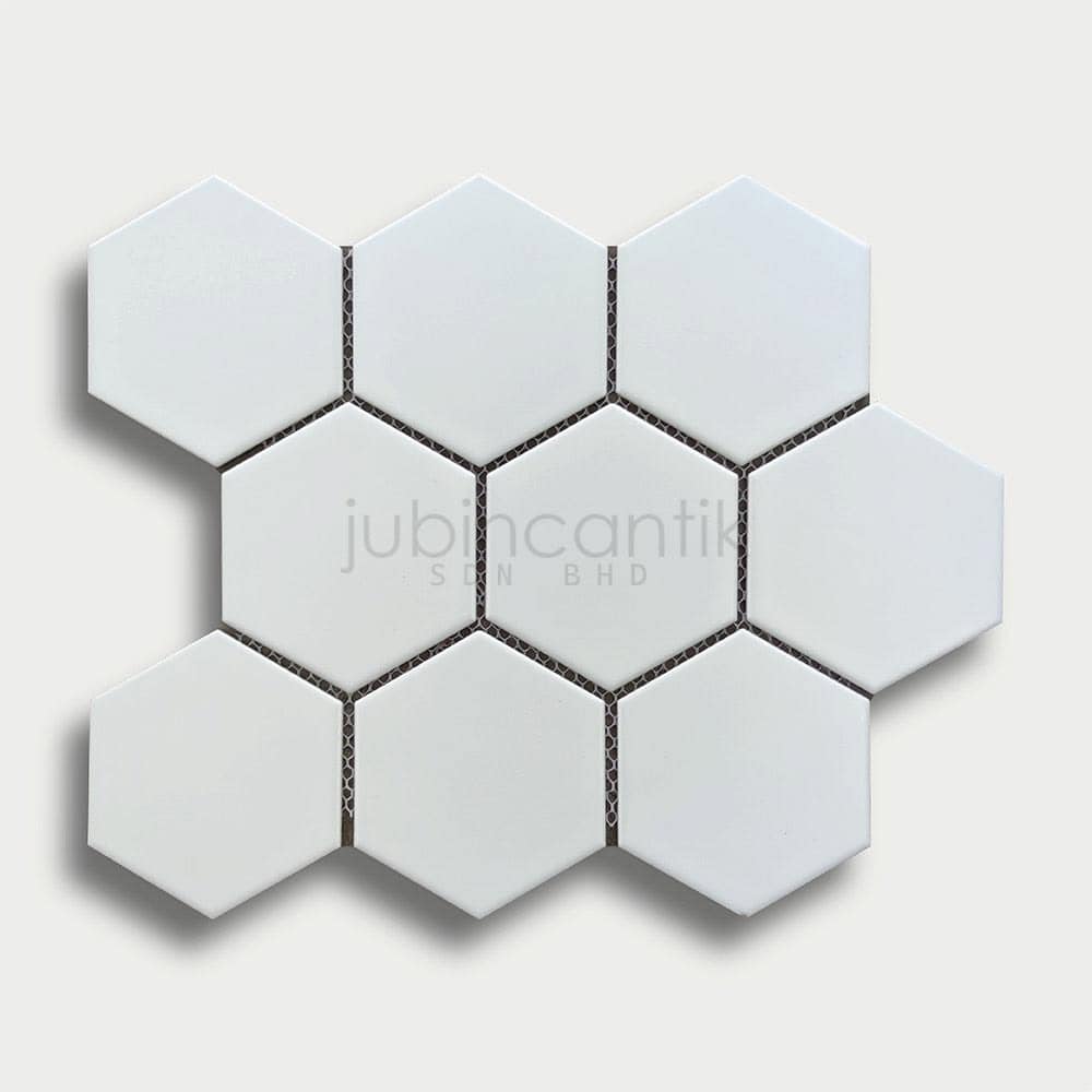 Hover image for HEXAGON WHITE - MOSAIC