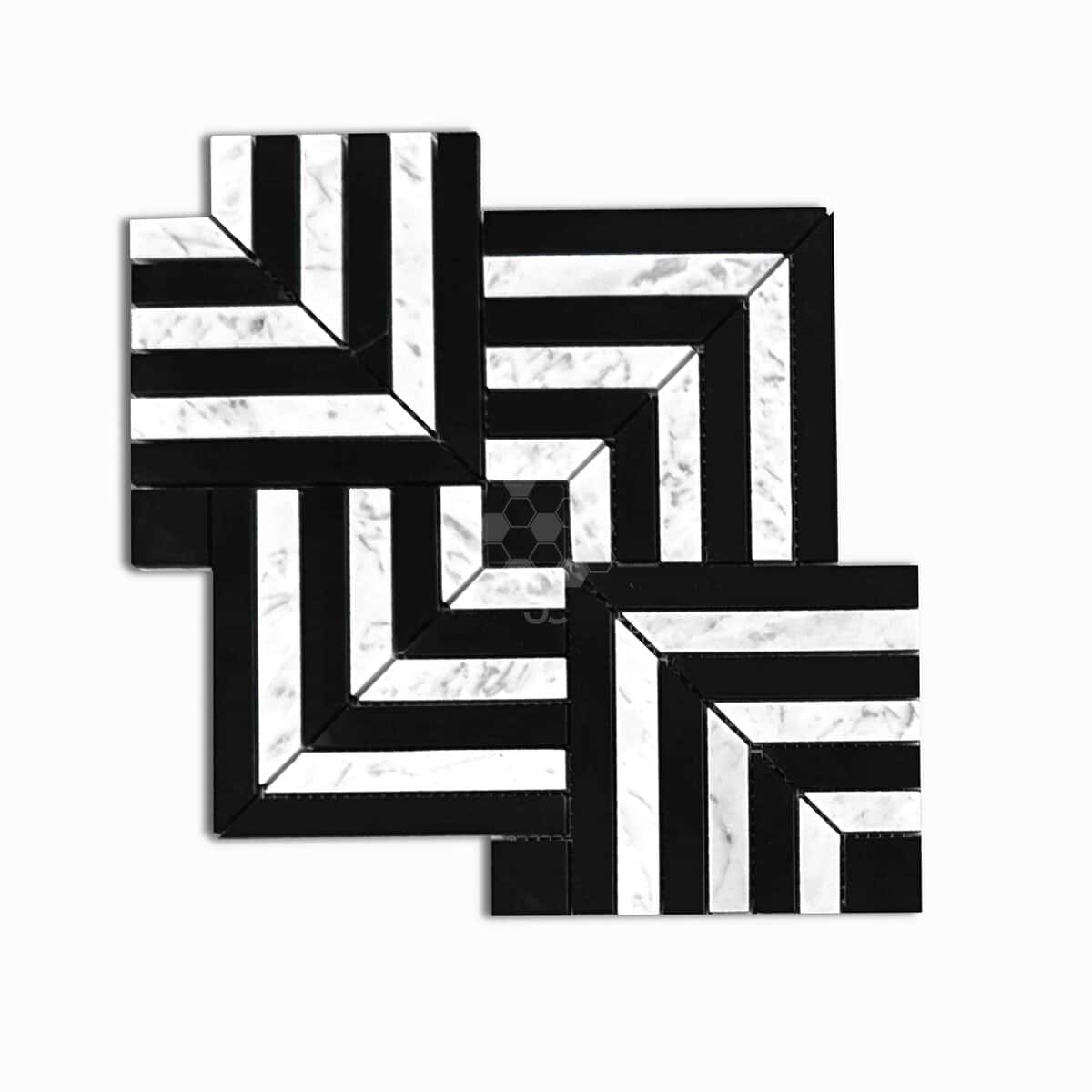 Hover image for MAZE BLACK - MARBLE+ MOSAIC