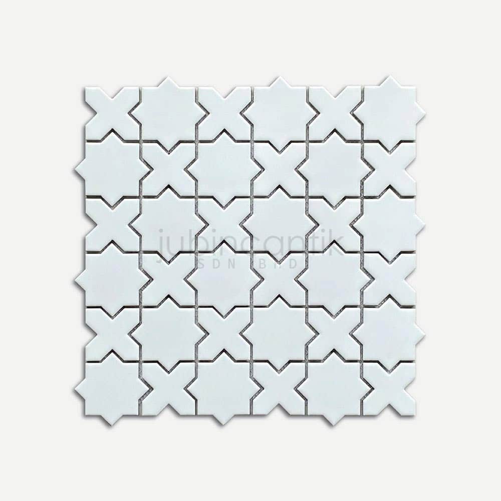 Hover image for STAR CROSS WHITE - MOSAIC