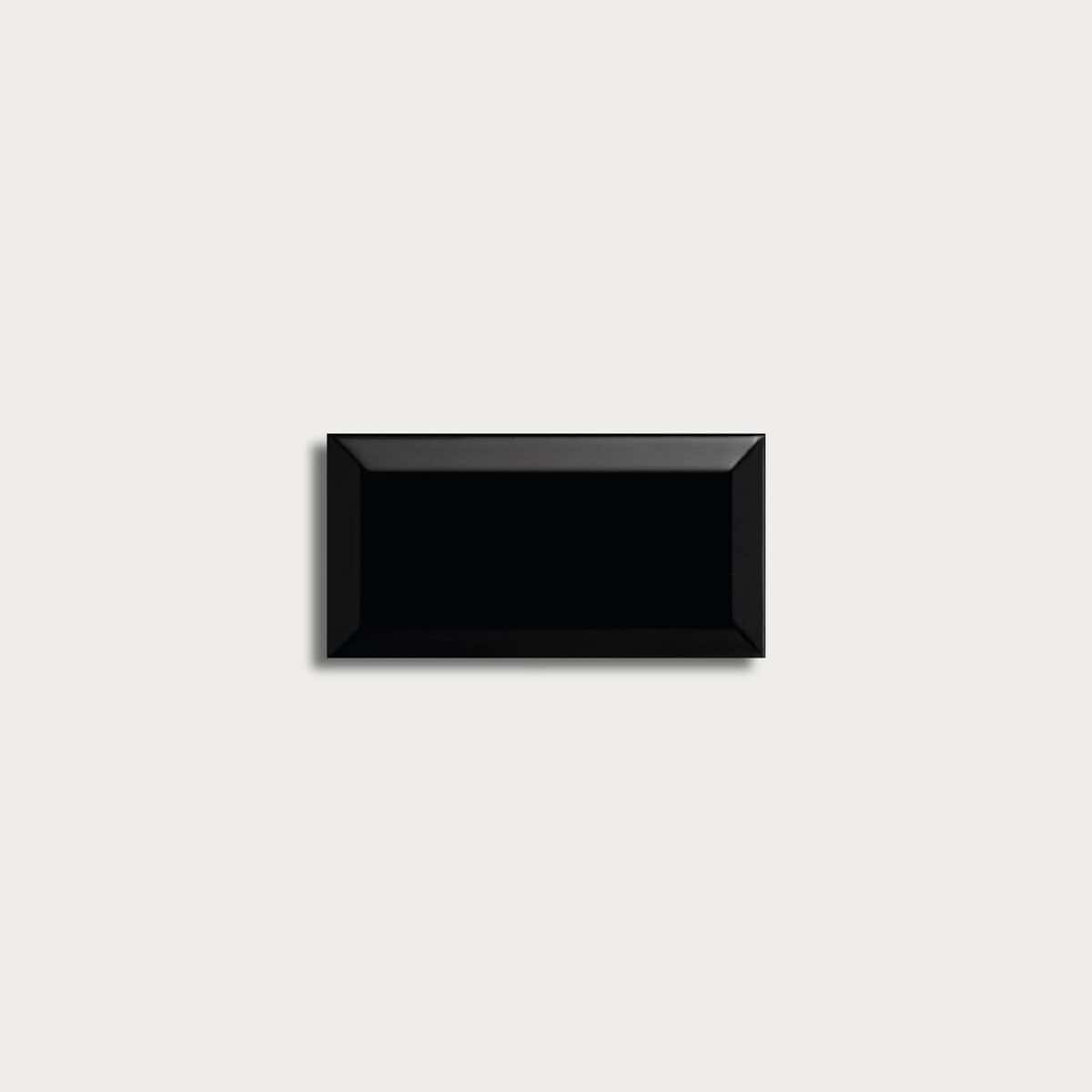 Hover image for BEVEL BLACK - SUBWAY TILE
