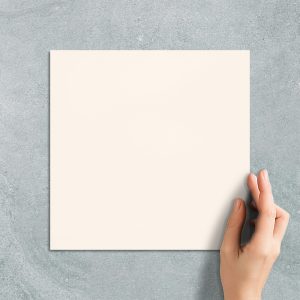 DUO CREAM WHITE - CHECKERED TILE