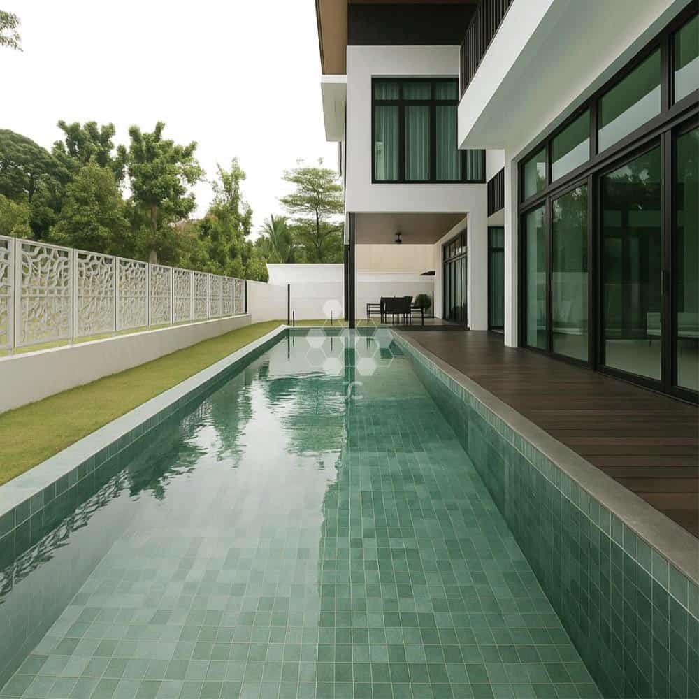 Oceanstone Evergreen Fog - Mosaic