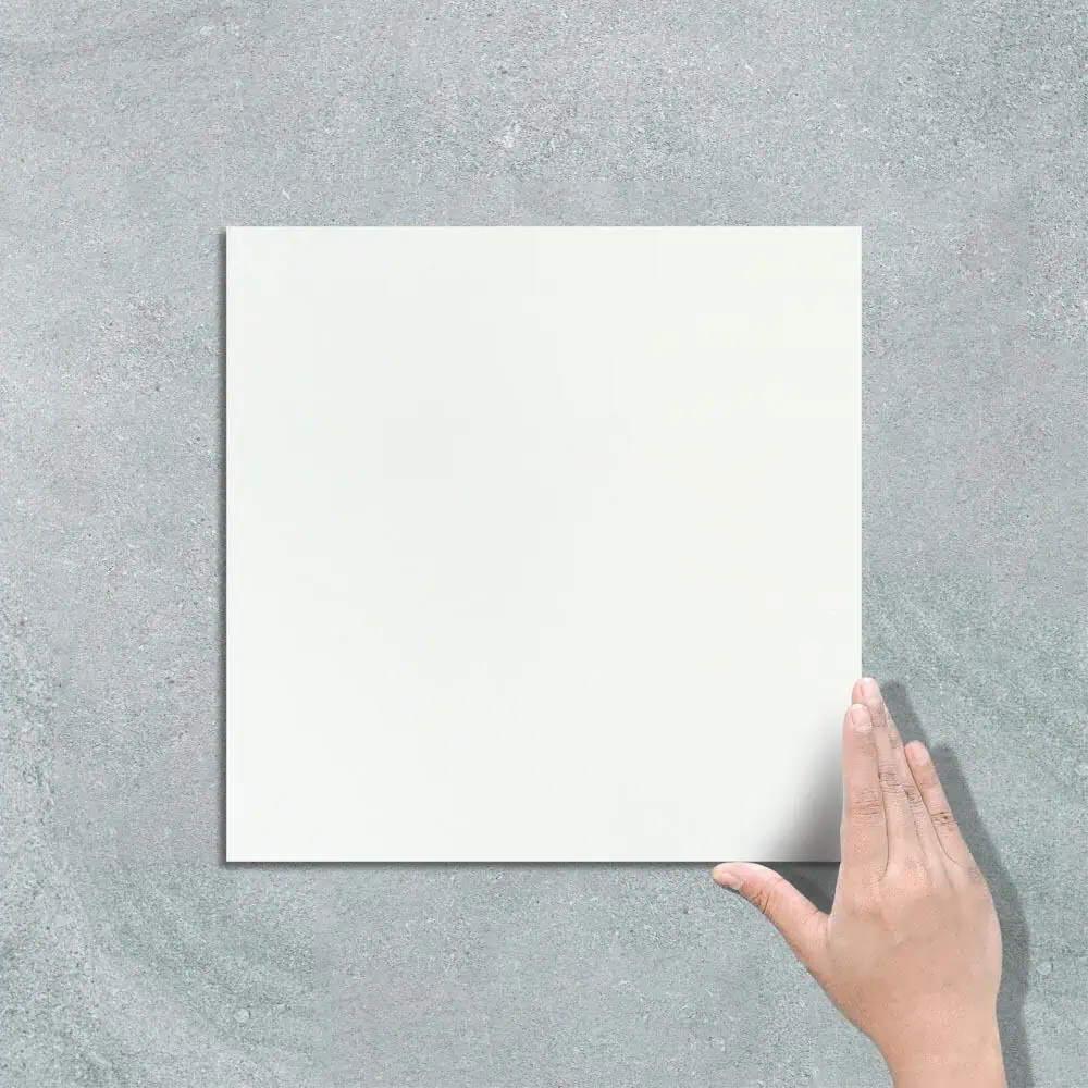 DUO CREAM WHITE - CHECKERED TILE