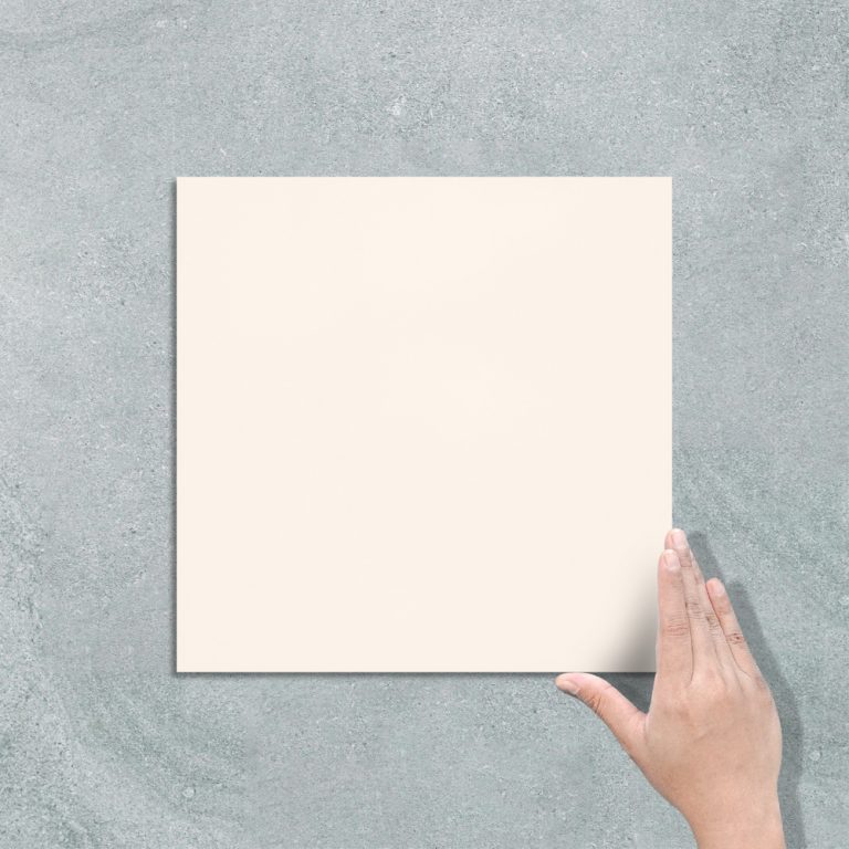 DUO CREAM WHITE - CHECKERED TILE