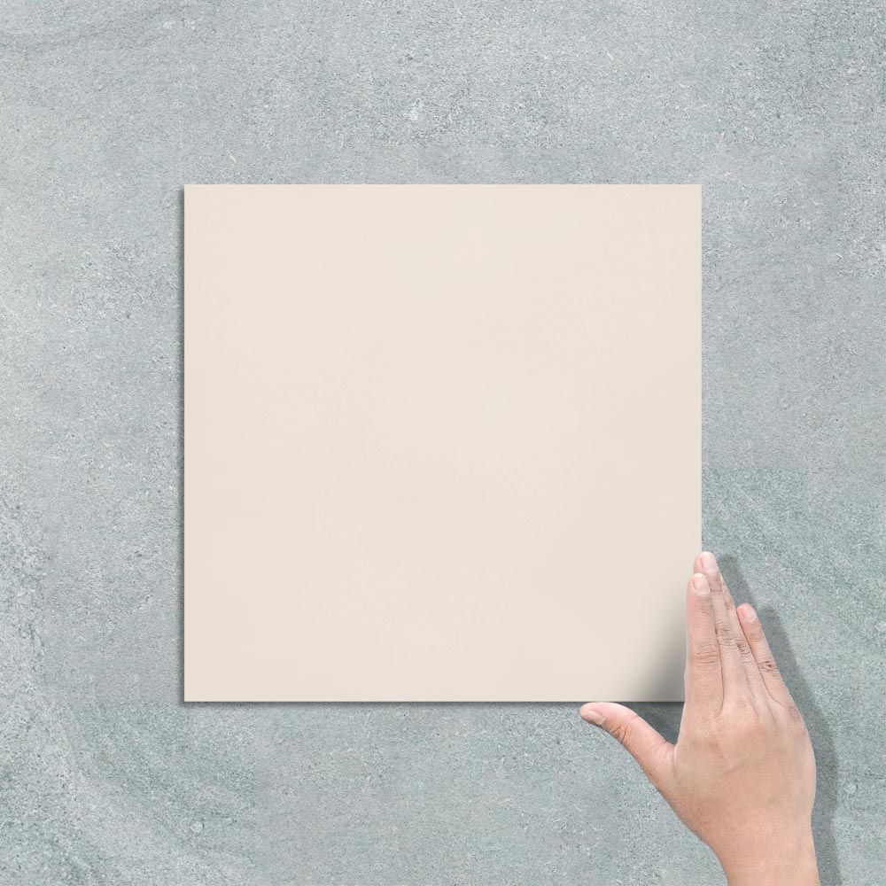 DUO CREAM WHITE - CHECKERED TILE