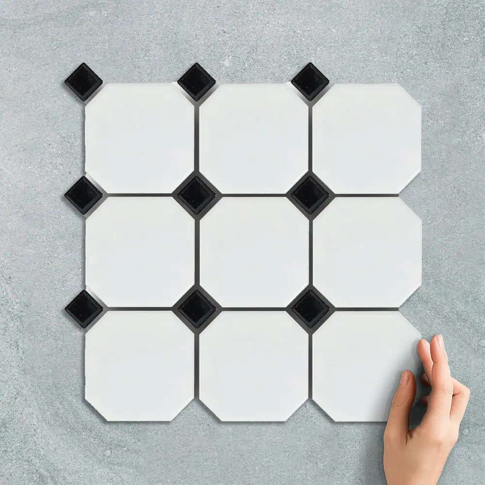 DEVON WHITE BLACK - MOSAIC