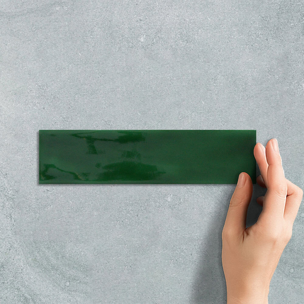 CRACKLE EMERALD GREEN - SUBWAY TILE
