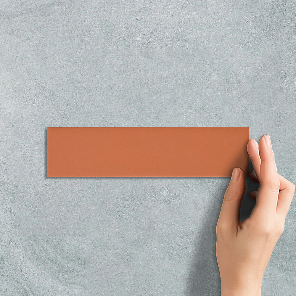 SKINNY RED TERRA - SUBWAY TILE