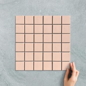 MINI SQUARE BLUSH PINK - MOSAIC