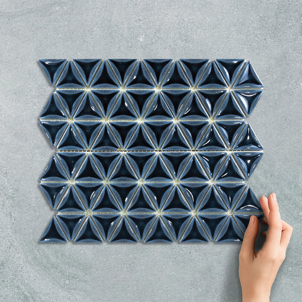 MINI TRIANGLE DARK BLUE - MOSAIC