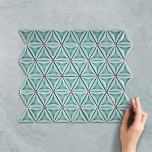 MINI TRIANGLE GREEN - MOSAIC