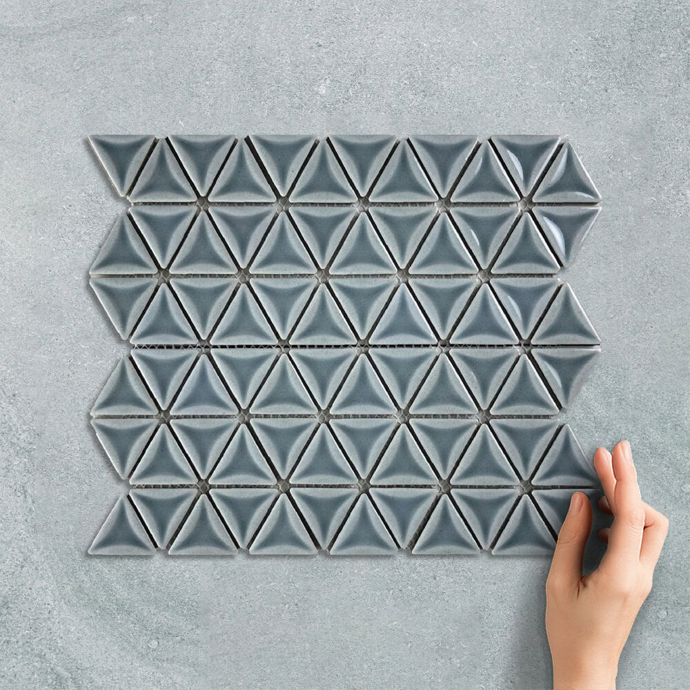 MINI TRIANGLE GREY - MOSAIC