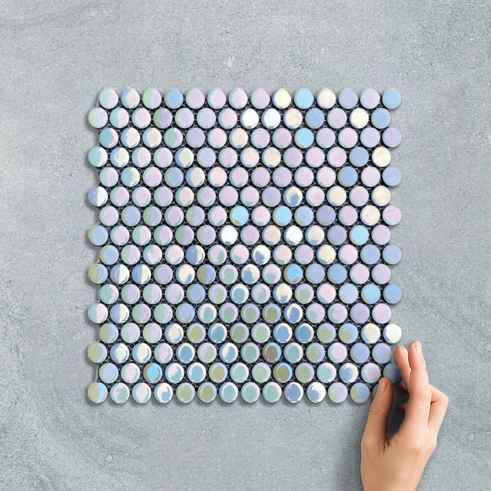 PENNY ROUND RAINBOW - MOSAIC