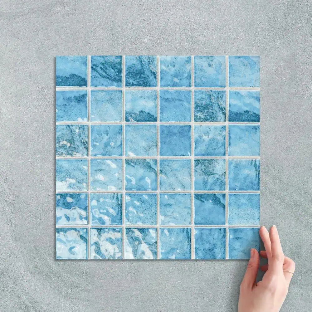 WAVE OCEAN BLUE - MOSAIC