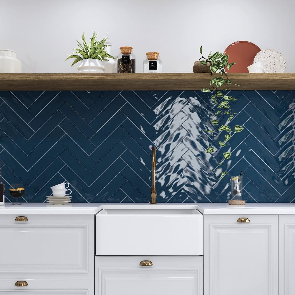 casa denim blue subway tile