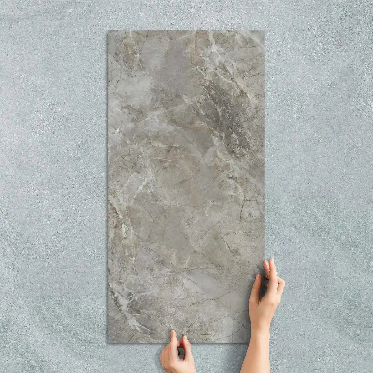 ATLAS GREY MARBLE LOOK TILE - MARBLE