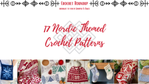 Inspired crochet pattern featuring traditional motifs.