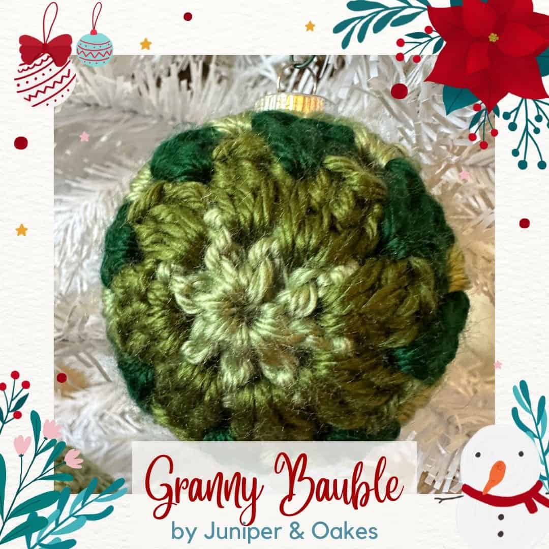 Detailed crochet overlay mosaic pattern featuring Juniper and Oakes design.
