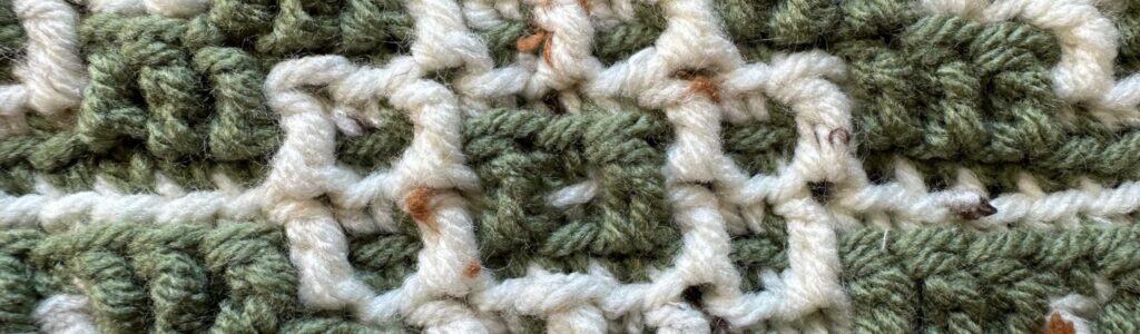 mosaic crochet sample by juniper and oakes