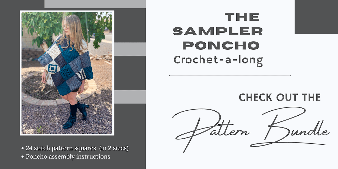 Cluster Stitch Sample for Sampler Poncho CAL