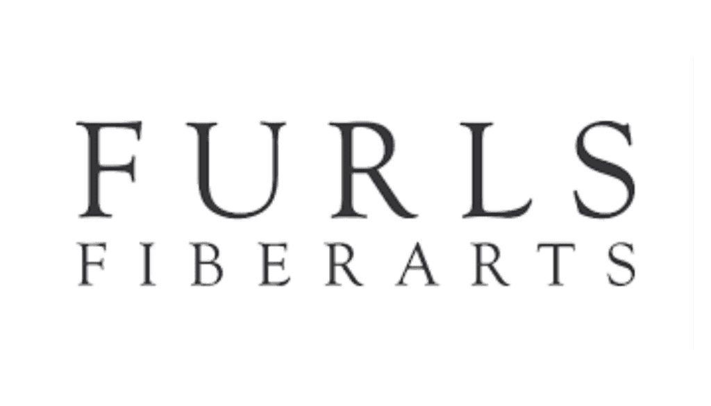 Furls Fiberarts logo featuring elegant black text on a white background.