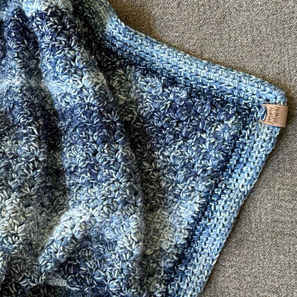 Simple Ombre C2C Baby Blanket Crochet Pattern