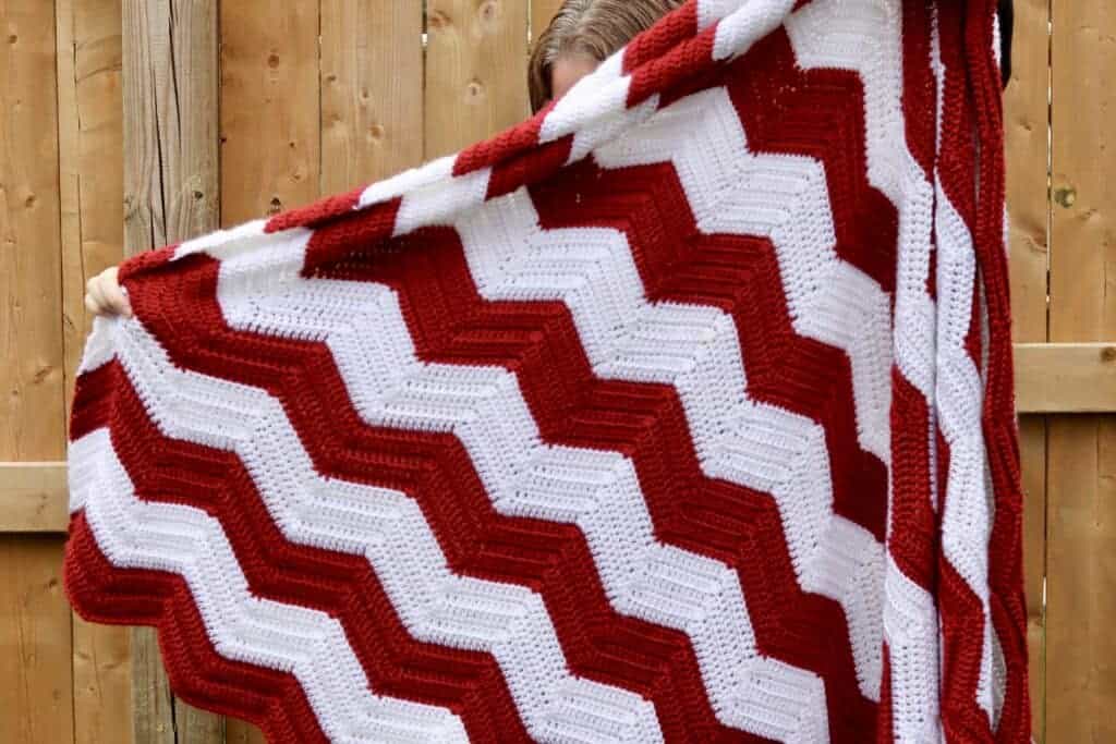 Classic Christmas Blanket by Rich Textures Crochet