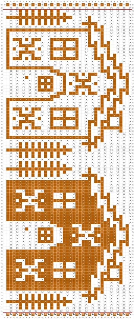 Mosaic Gingerbread Blanket CAL - Gingerbread House