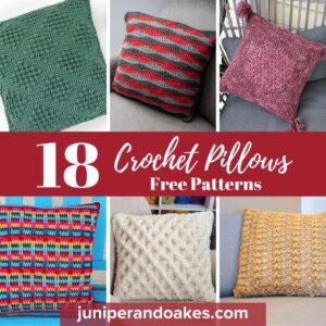 Bright and textured crochet pillows perfect for adding warmth and style to your living space.