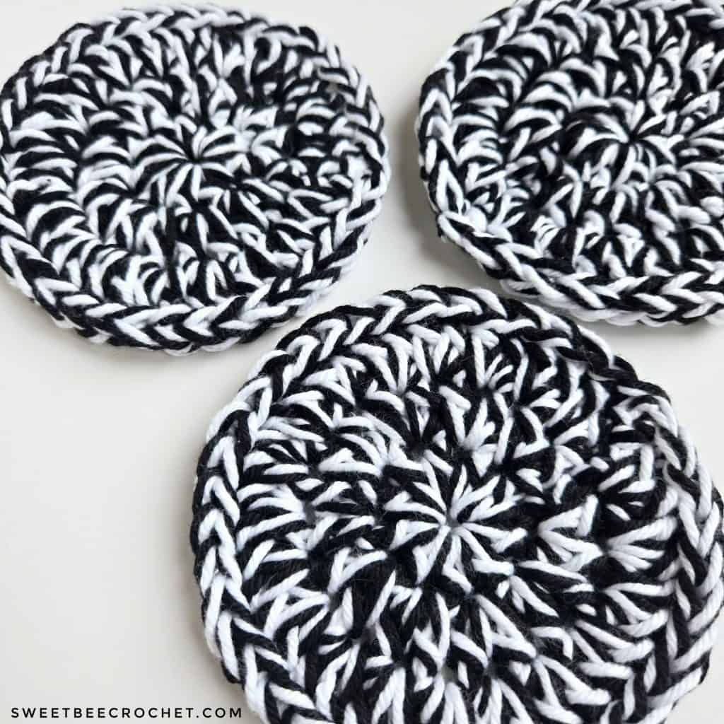 Double Stranded Cotton Coasters by Sweet Bee Crochet