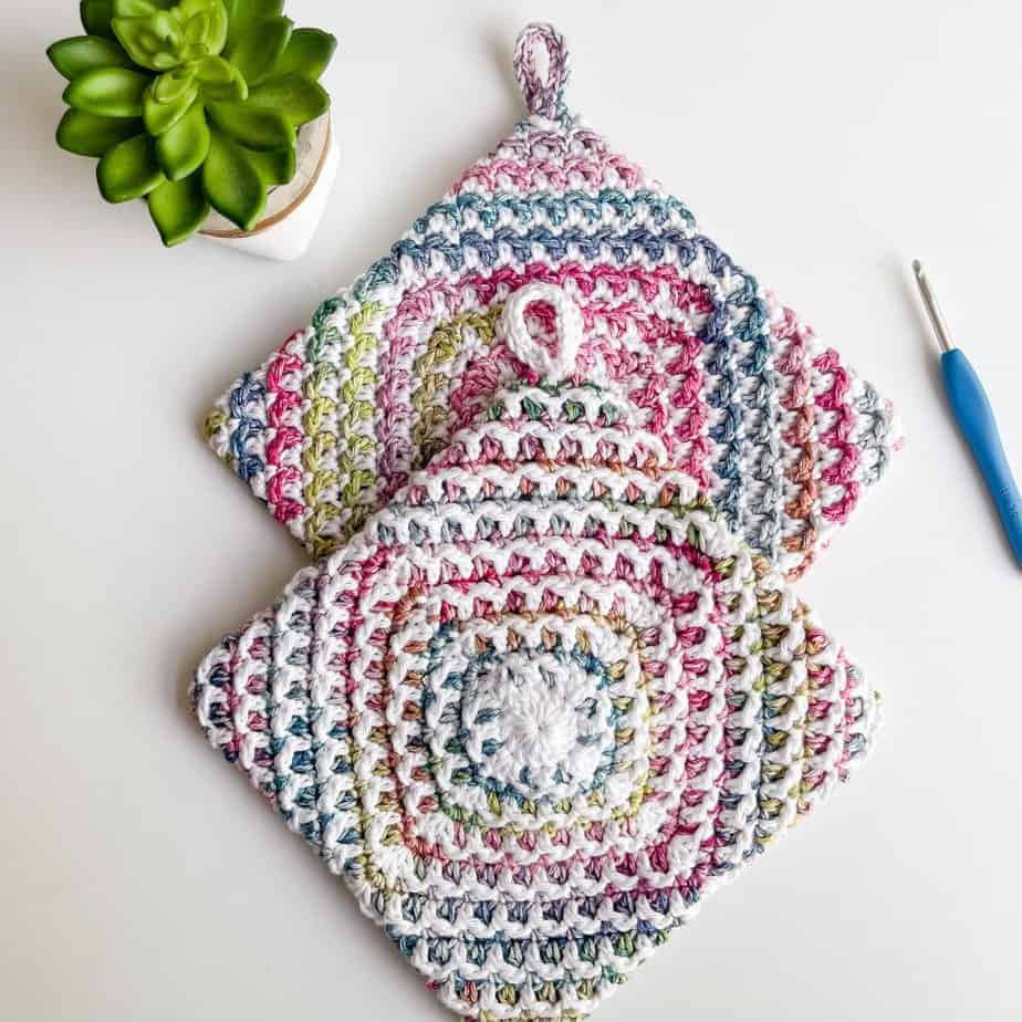 Mosaic Medley Pot Holder By
