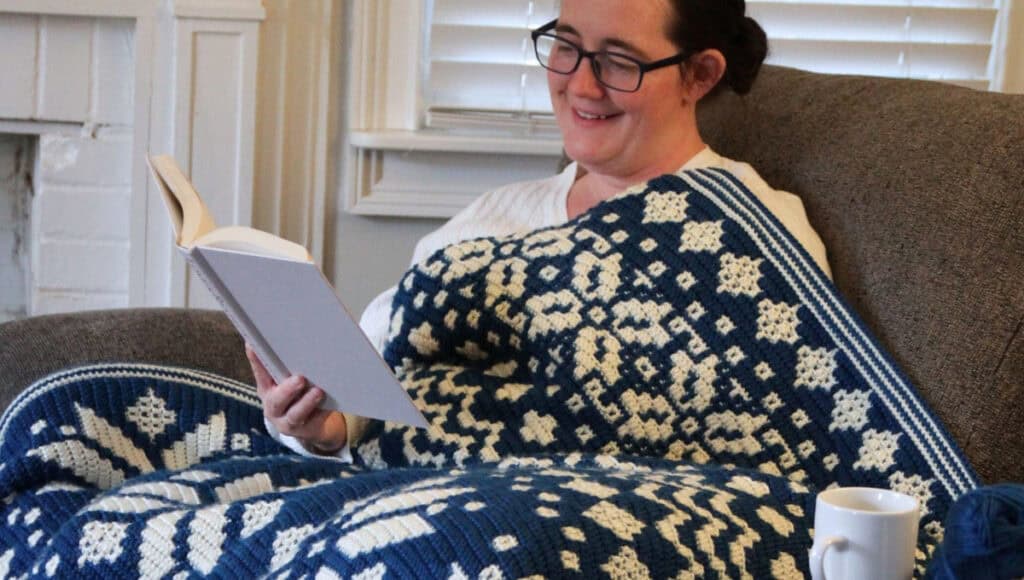 Nordic Star Mosaic Crochet Blanket CAL - Juniper and Oakes