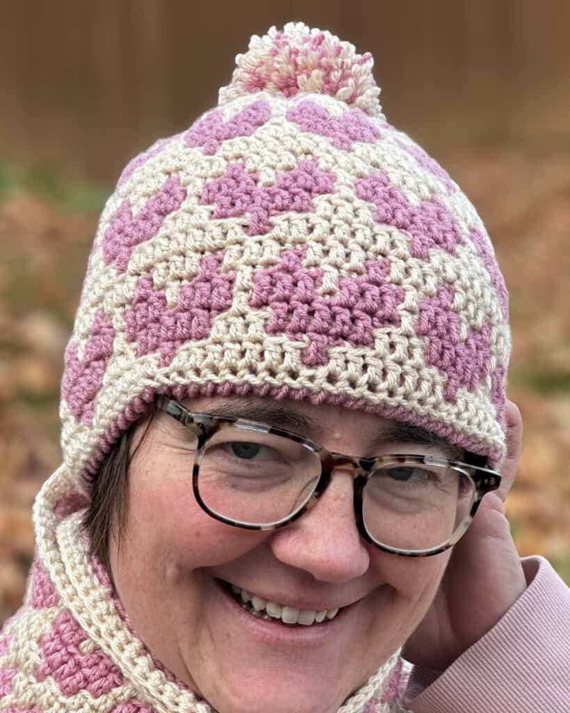 Mosaic Hearts Hat