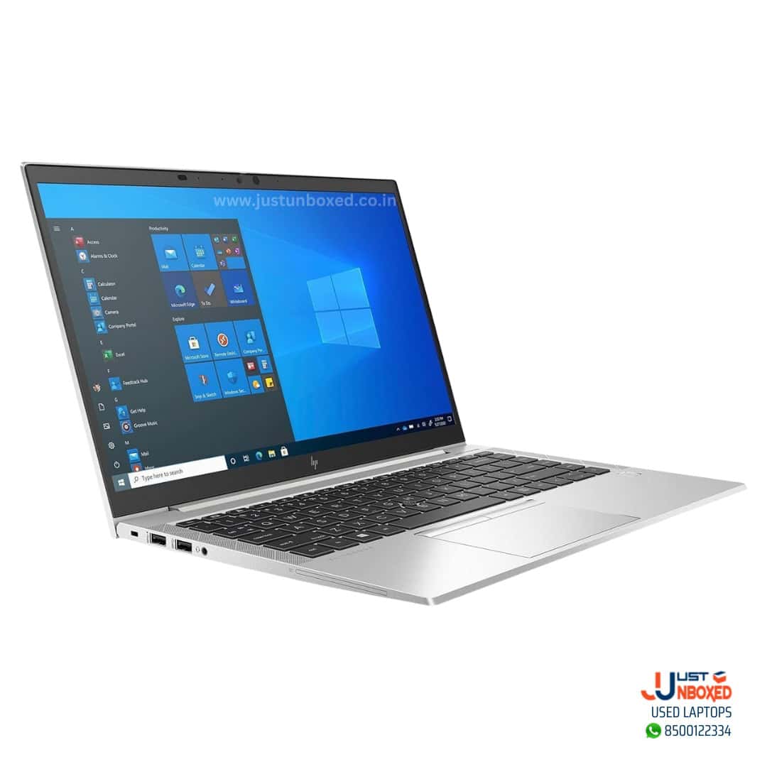 Laptop with Windows 10 open, ideal for tech reviews and refurbished devices.