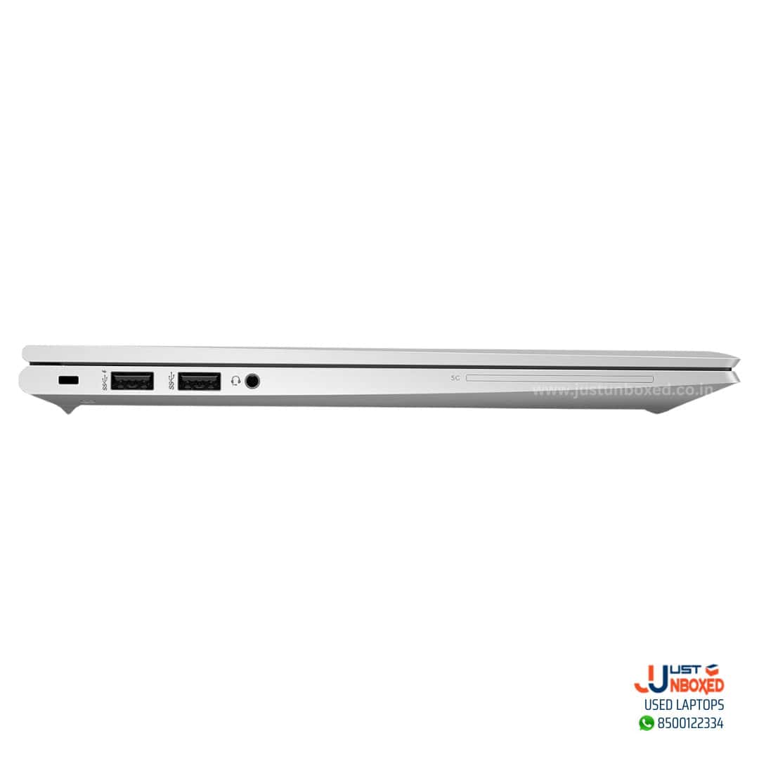 High-performance silver laptop with multiple USB ports and sleek design for everyday use.