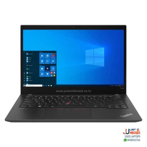 1. Modern Lenovo ThinkPad laptop with Windows 10, sleek black design, and high-performance features.