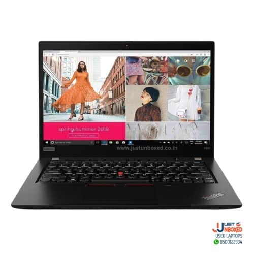 Stylish Lenovo used laptop with high-performance features for work and entertainment.