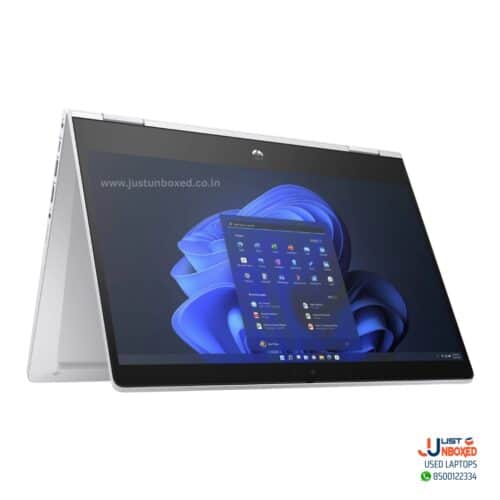 Portable 2-in-1 laptop with touchscreen display, ideal for work and entertainment.