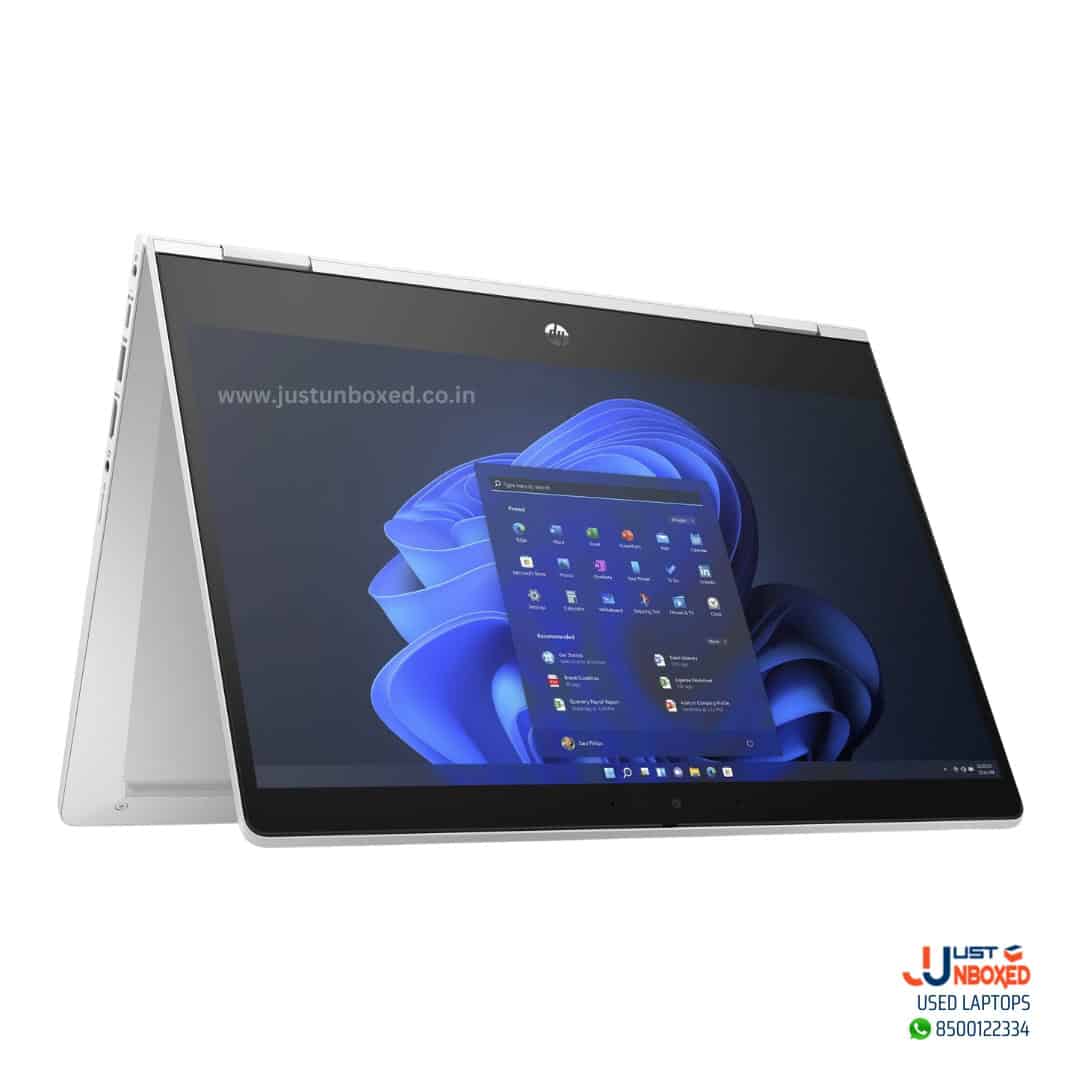 Portable 2-in-1 laptop with touchscreen display, ideal for work and entertainment.