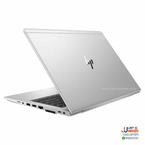 Elegant silver HP laptop for versatile work and entertainment solutions.