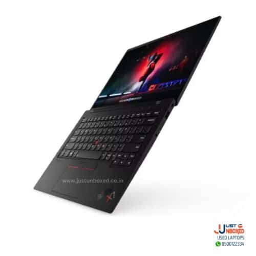 High-performance used Lenovo ThinkPad laptop with sleek design and powerful features.