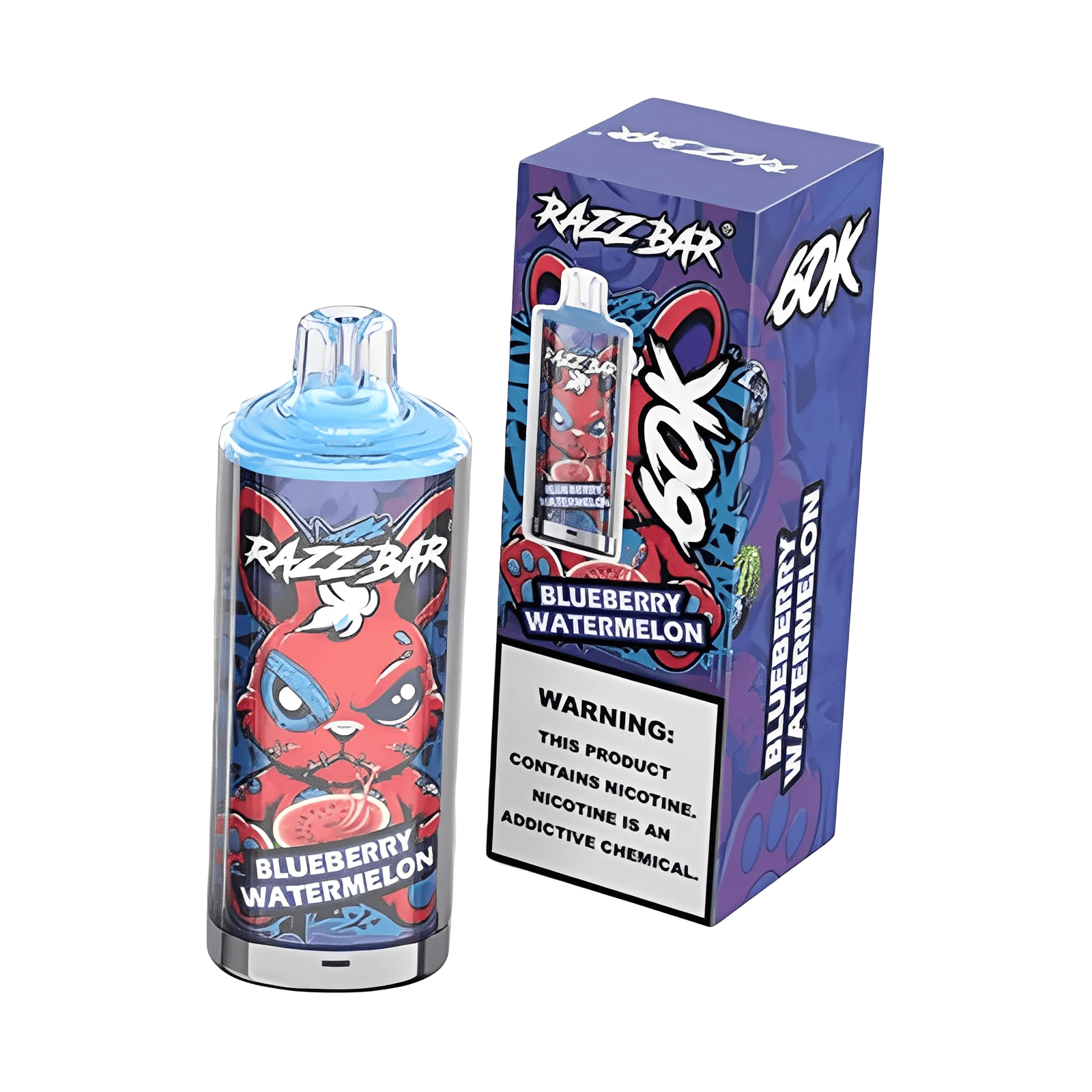 Razz Bar 60000 Blueberry Watermelon | 60.000 Züge Vape