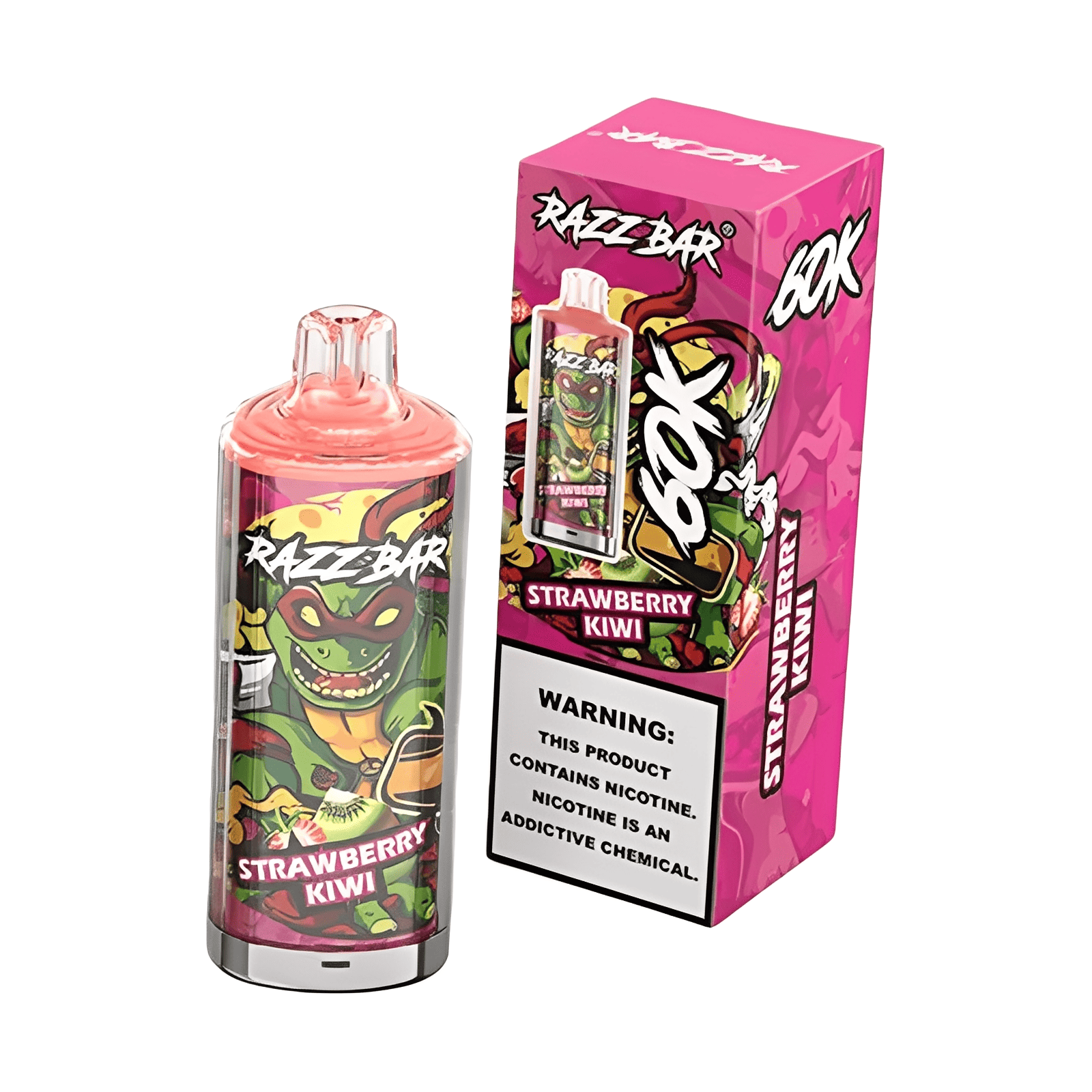 Razz Bar 60000 Strawberry Kiwi – 60k puffs of fruity enjoyment