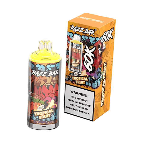 Razz Bar 60000 Tropical Fruit – 60k Züge Exotik-Genuss