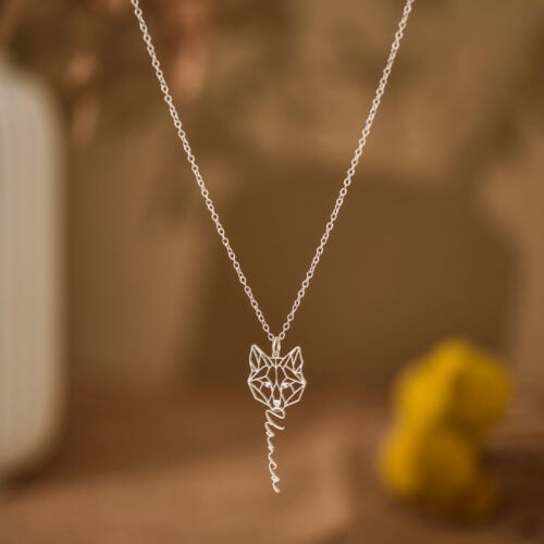 Personalized origami name necklace 1