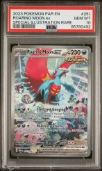 PSA 10 トドロクツキ　タケルライコ　連番　Roaring Moon PSA 10 Roaring Moon ex SAR 218/187 Terastal Festival Pokemon