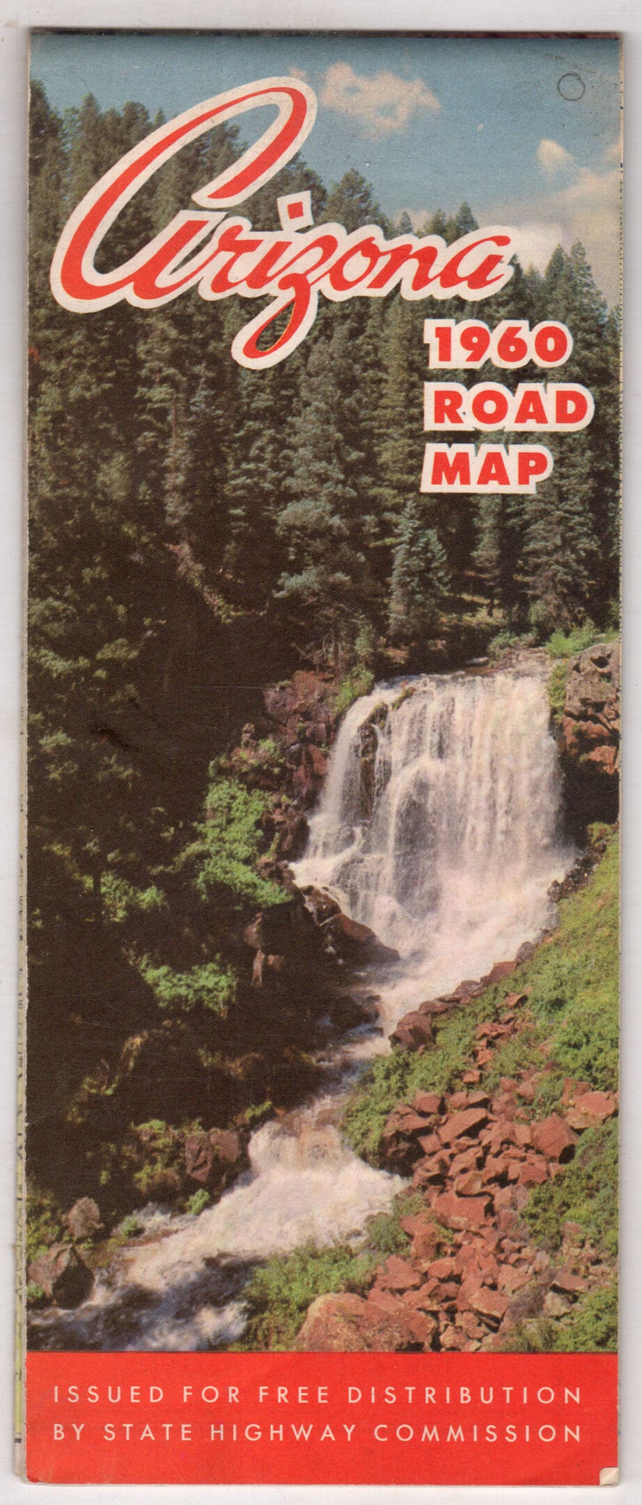 1960 Arizona official road map