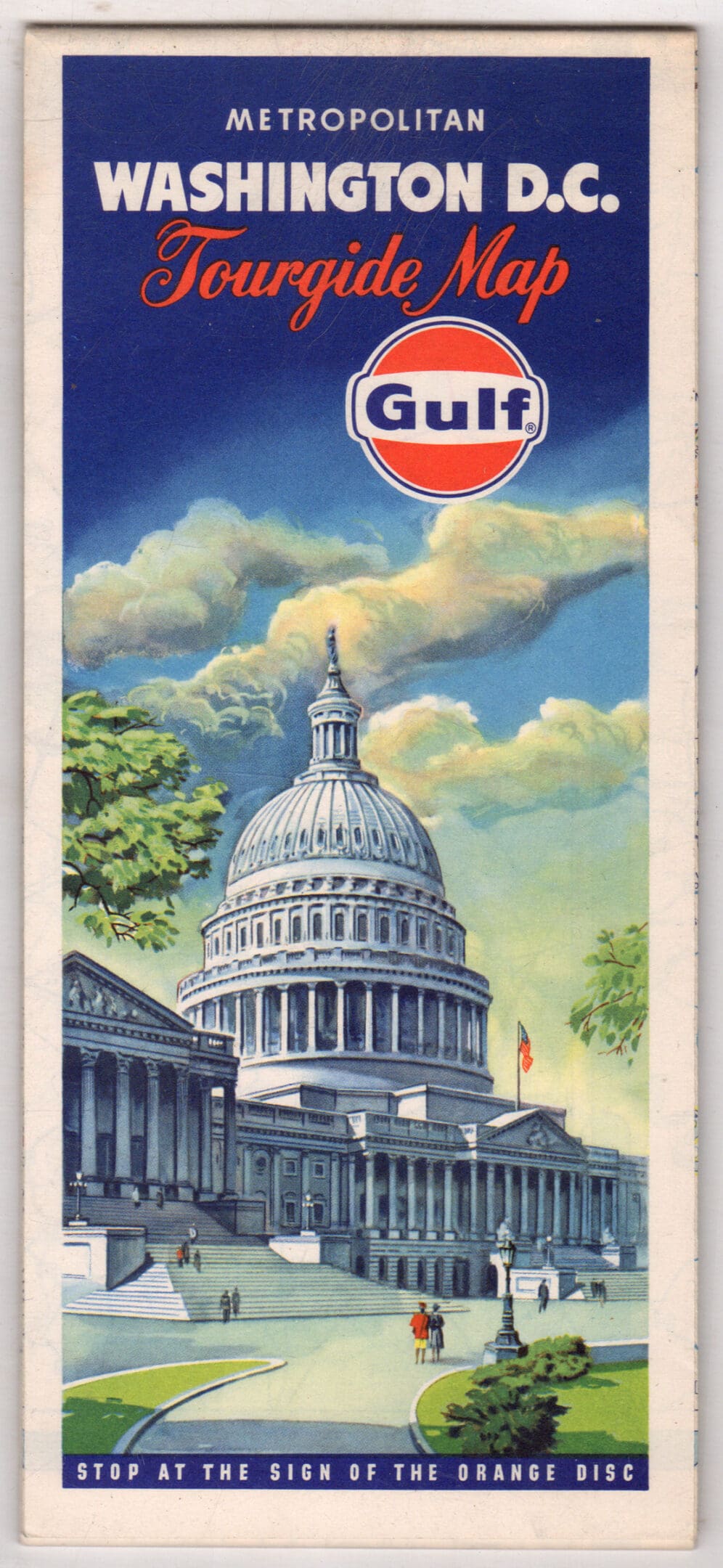 1964 Washington D.C. Gulf road map