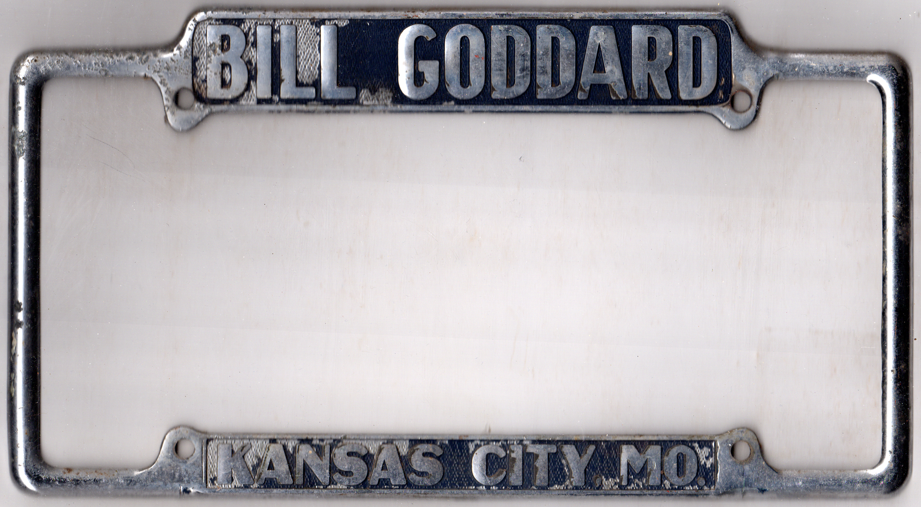 Bill Goddard Chevrolet Kansas City Missouri license plate frame